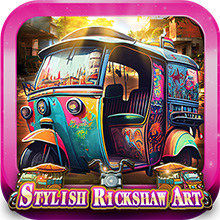 Stylish Rickshaw Art